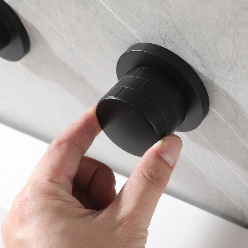 Chrome Wall-Mounted Bathroom Faucet with Single Lever and Swivel Spout