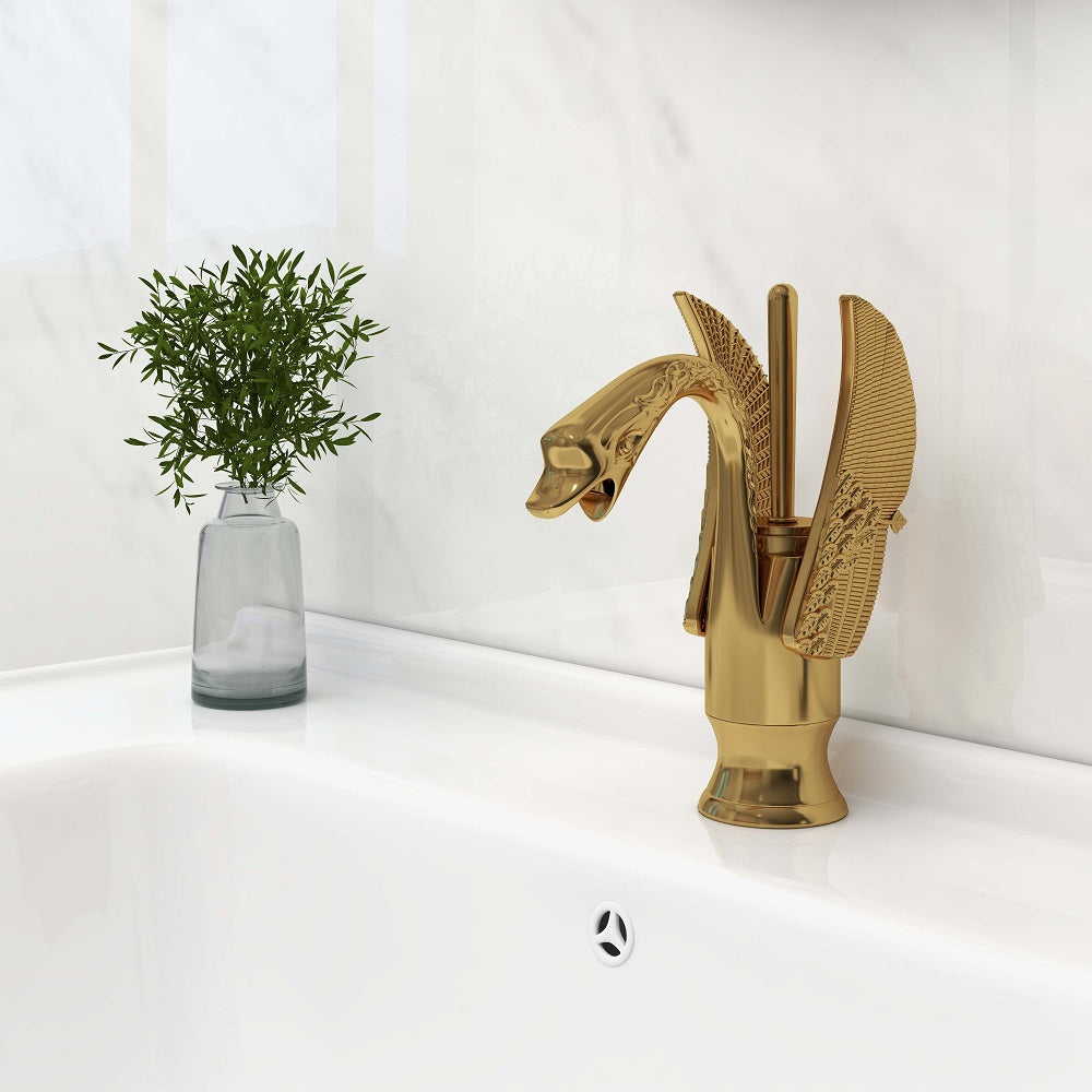 Classic 1-Hole Solid Brass Sink Faucet