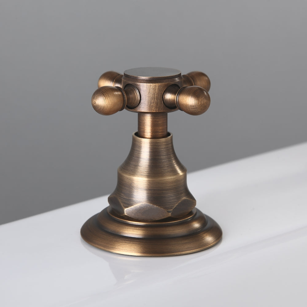 Double-Handle Widespread Sink Faucet with Spout