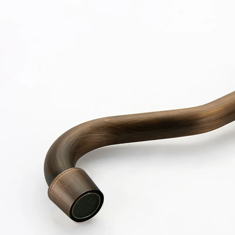 Double-Handle Widespread Sink Faucet with Spout