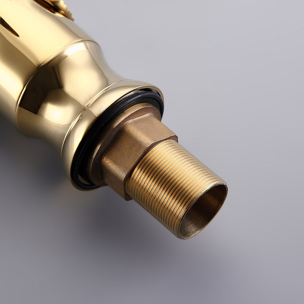 Classic 1-Hole Solid Brass Sink Faucet