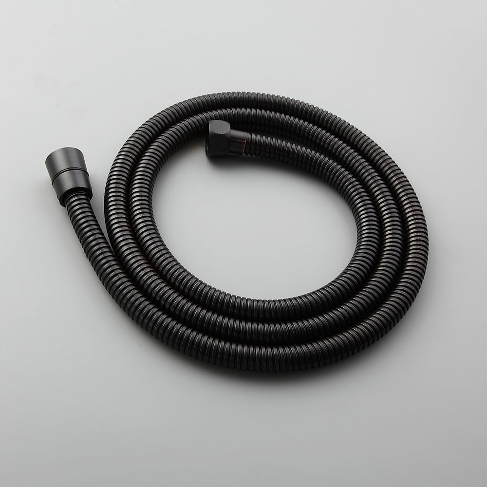 Antique Black Exposed Shower System with Handheld Showerhead