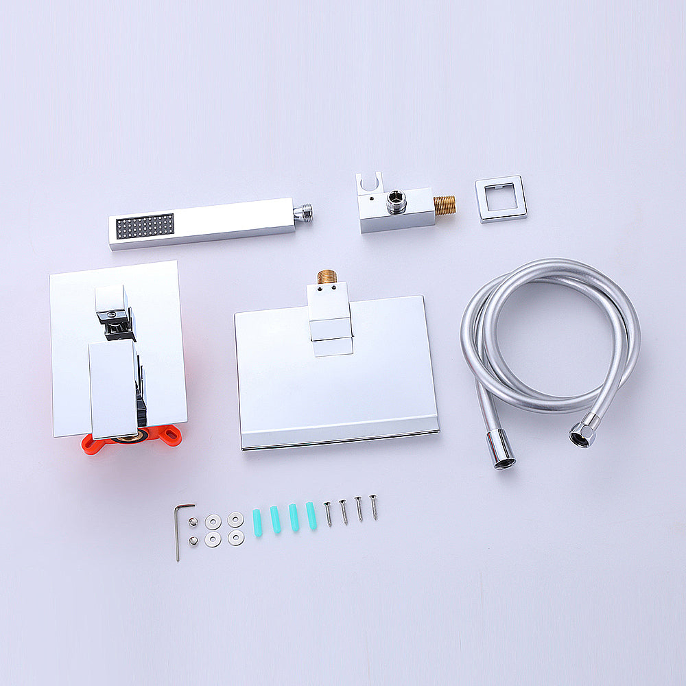 Solid Brass Single-Handle Wall-Mount Tub Faucet, Polished Chrome Finish